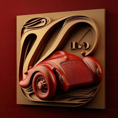 3D model Ferrari 166 (STL)